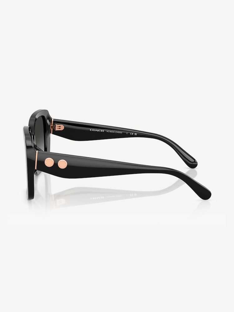 COACH Black Square Sunglasses - Image 5 of 5