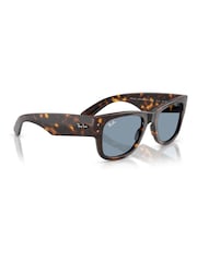 Ray Ban Mega Wayfarer Square Brown Sunglasses - Image 2 of 6
