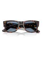 Ray Ban Mega Wayfarer Square Brown Sunglasses - Image 6 of 6