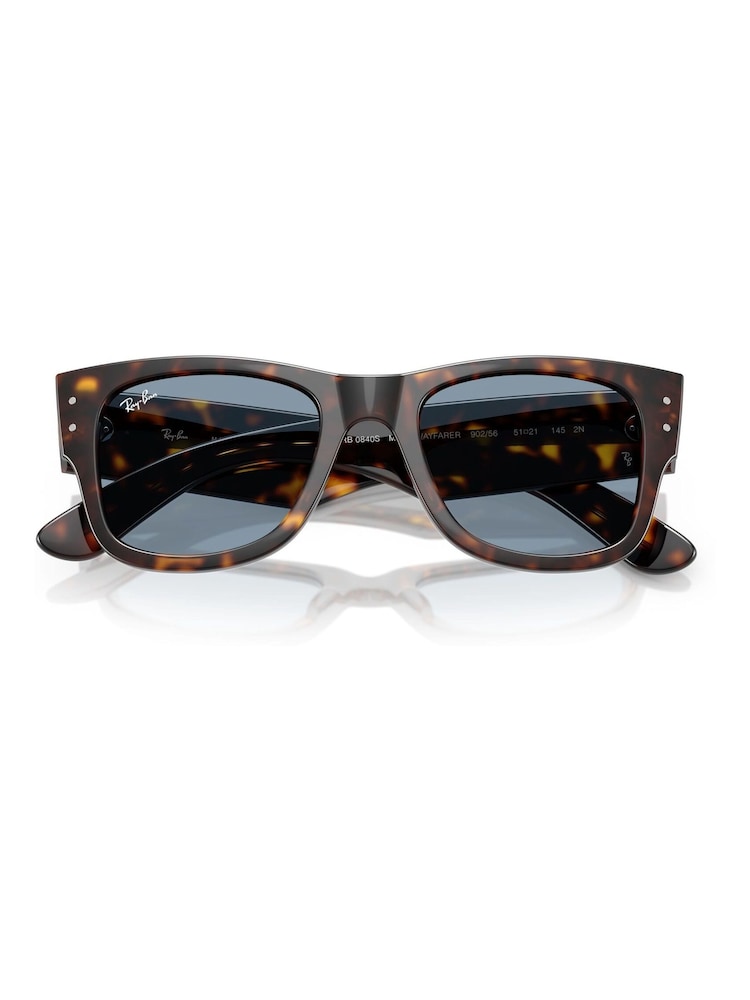 Ray Ban Mega Wayfarer Square Brown Sunglasses - Image 6 of 6