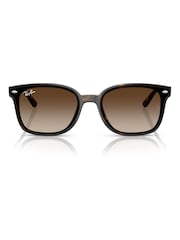 Ray Ban Rectangle Brown Sunglasses - Image 1 of 6