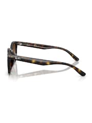 Ray Ban Rectangle Brown Sunglasses - Image 2 of 6