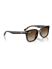 Ray Ban Rectangle Brown Sunglasses - Image 4 of 6
