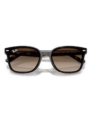 Ray Ban Rectangle Brown Sunglasses - Image 6 of 6