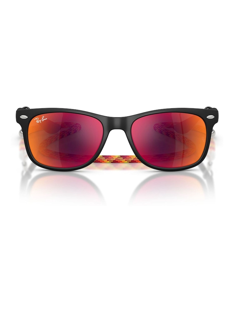 Ray Ban Junior New Wayfarer Square Black Sunglasses - Image 1 of 6