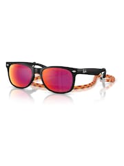 Ray Ban Junior New Wayfarer Square Black Sunglasses - Image 2 of 6