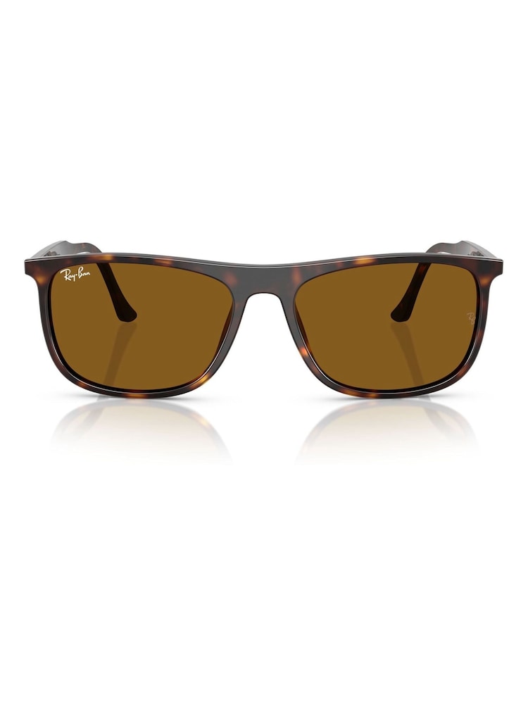 Ray Ban Rectangle Brown Sunglasses - Image 1 of 6