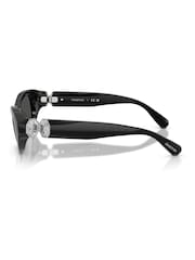 Swarovski Black Pillow Sunglasses - Image 2 of 5