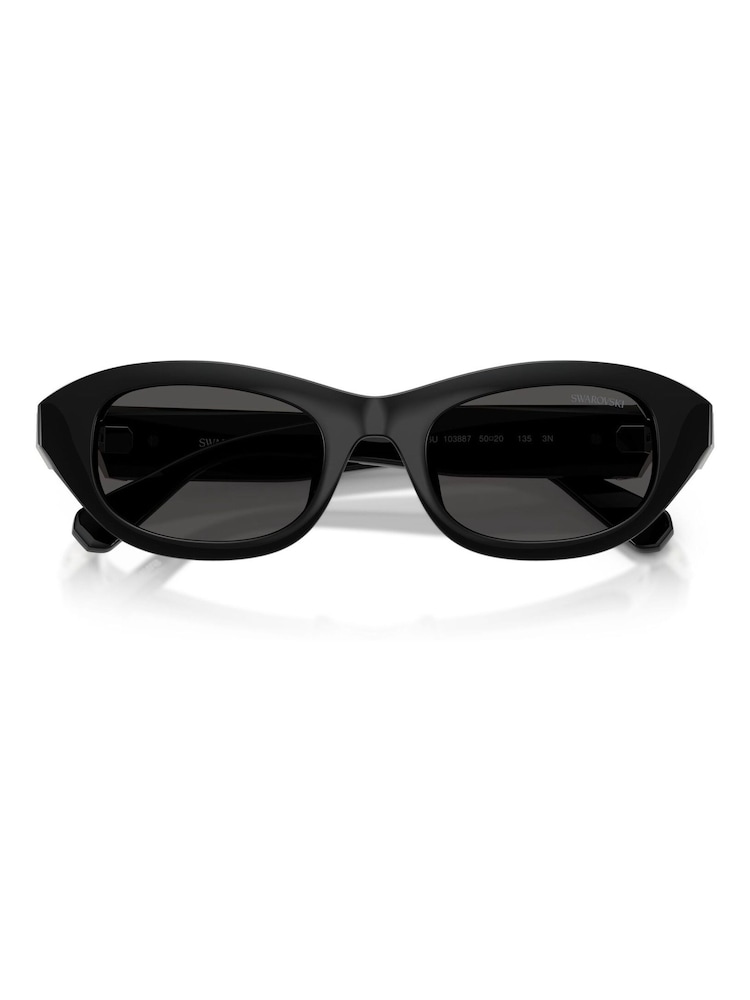 Swarovski Black Pillow Sunglasses - Image 5 of 5