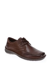 Pavers Brown Leather Lace-up Shoes - Image 2 of 5