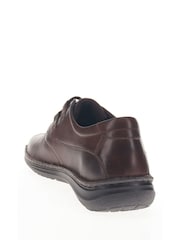 Pavers Brown Leather Lace-up Shoes - Image 3 of 5