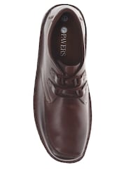 Pavers Brown Leather Lace-up Shoes - Image 4 of 5