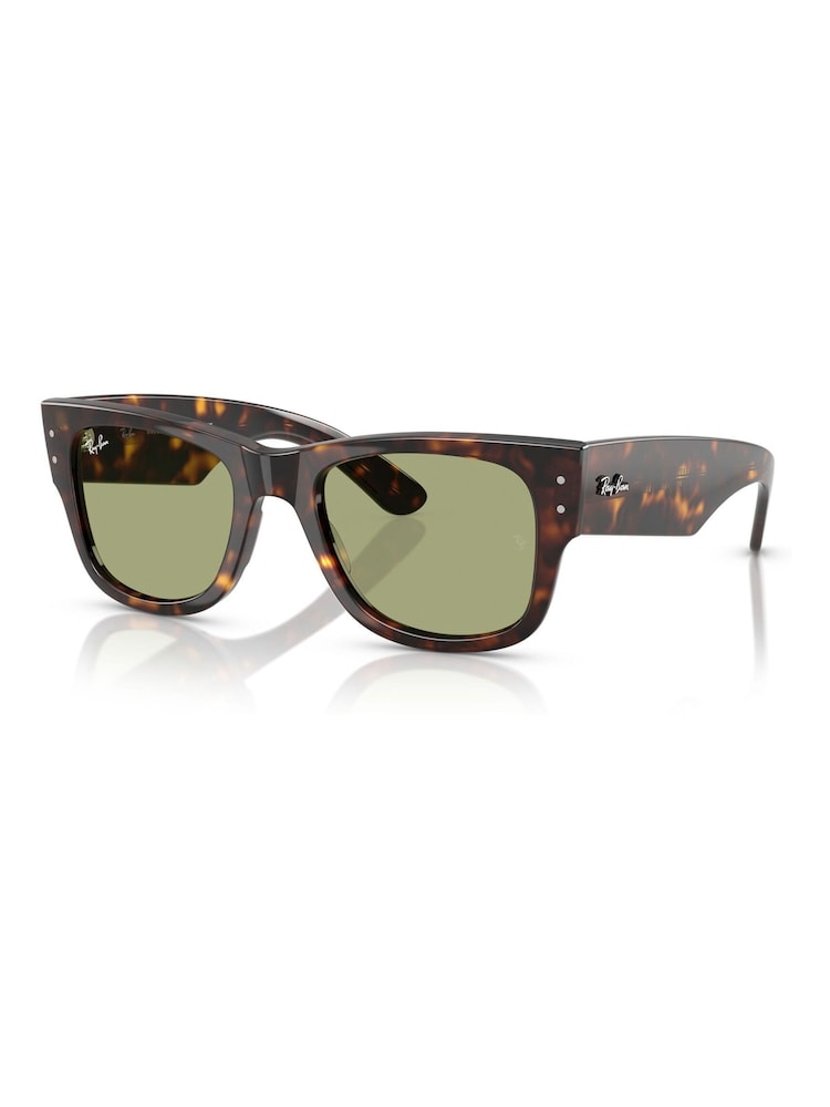 Ray Ban Mega Wayfarer Square Brown Sunglasses - Image 1 of 6