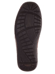 Pavers Brown Leather Touch Fasten Shoes - Image 5 of 5