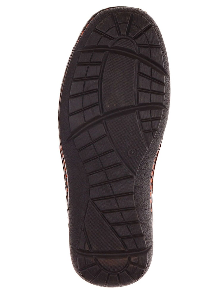 بني - Pavers Leather Touch Fasten Shoes - صورة 5 من 5 بني - Pavers Leather Touch Fasten Shoes - صورة 5 من 5