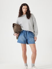 Hush Denim Blue Betty Pull On Denim Shorts - Image 1 of 6