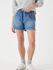 Hush Denim Blue Betty Pull On Denim Shorts - Image 2 of 6