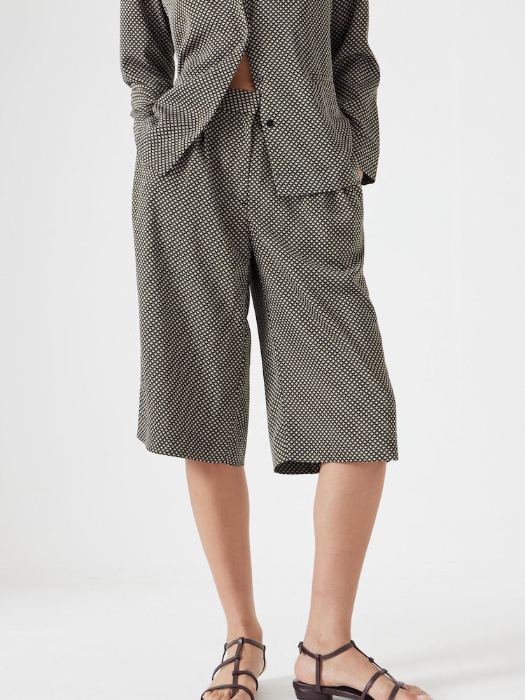 Hush Green Printed Bermuda Shorts - Image 1 of 5
