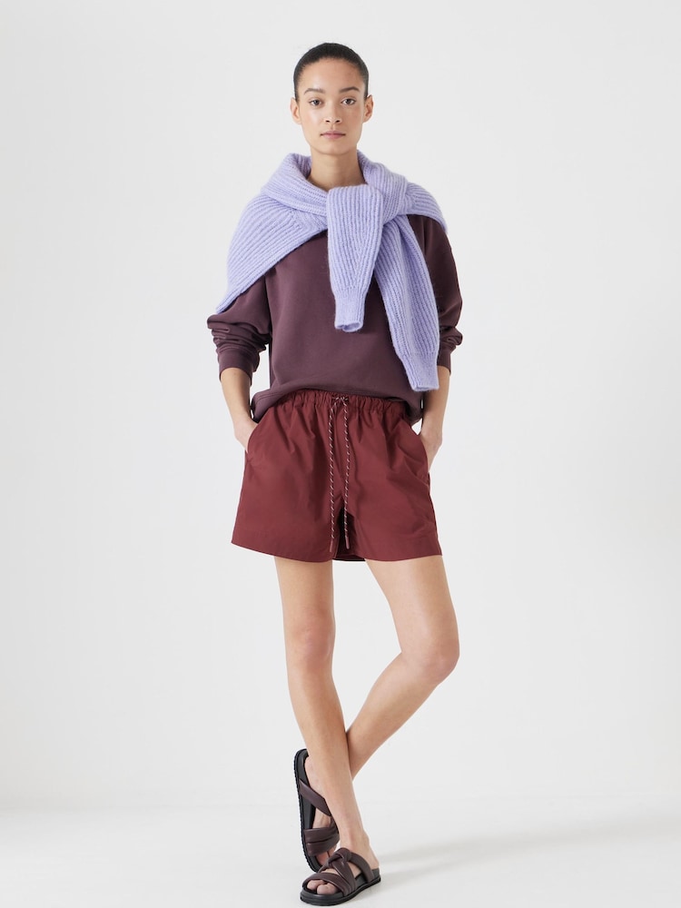 Hush Red Margot Technical Pull On Shorts - Image 1 of 5