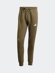 adidas Brown/Cream Sportswear Fleece Colourblock Hooded Tracksuit - Image 8 of 8