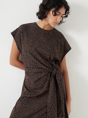 Hush Animal 100% Cotton Trinny Stretch Jersey Midi Dress - Image 1 of 5