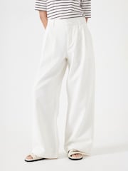 Hush White Lya Wide Leg Trousers - Image 3 of 7