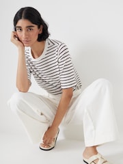 Hush White Lya Wide Leg Trousers - Image 6 of 7