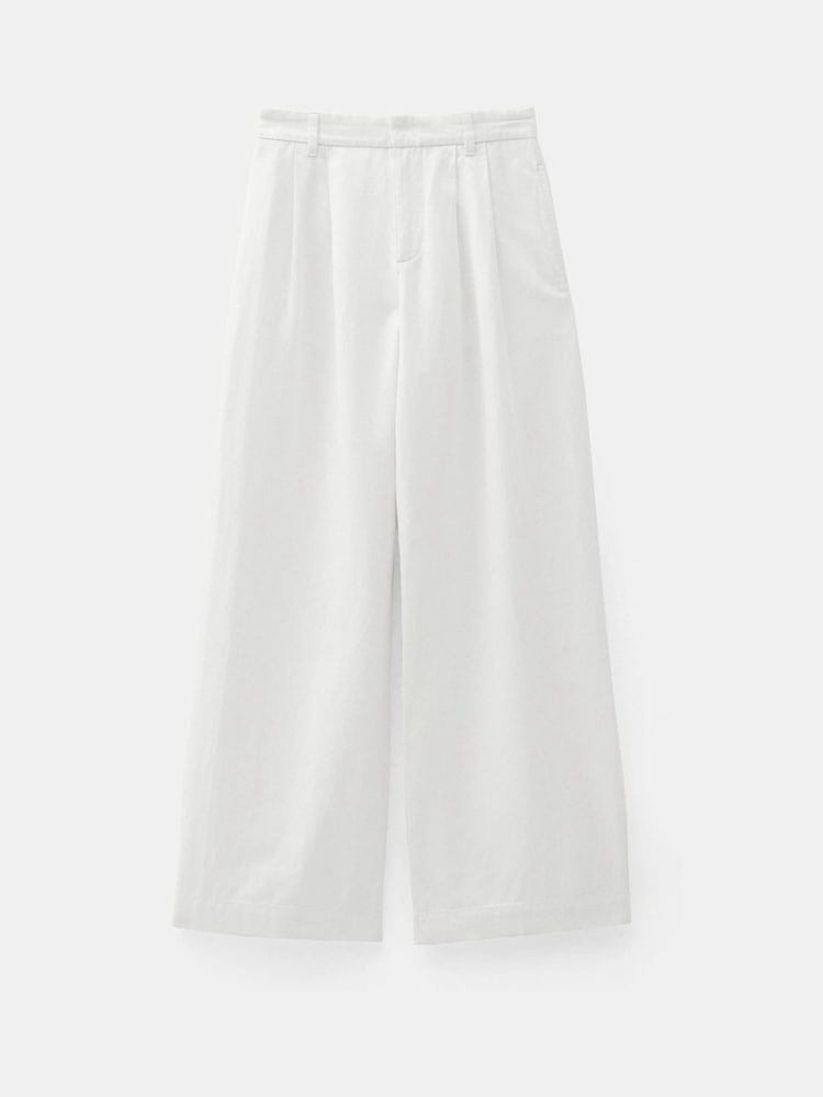 Hush White Lya Wide Leg Trousers - Image 7 of 7