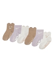 Komplet 3 parov udobnih rebrastih nogavic za mlajše otroke Nike - Slika 3 iz 4