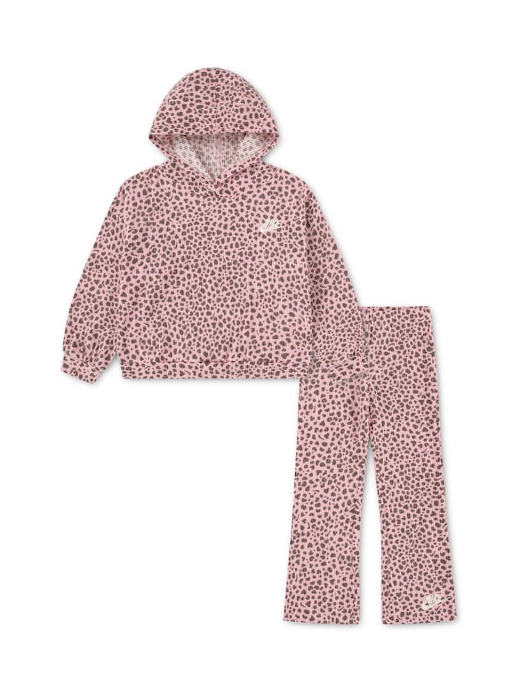 Komplet rebrastega kapucarja in ohlapnih pajkic Nike Little Kids Wild Warmth - Slika 1 iz 3