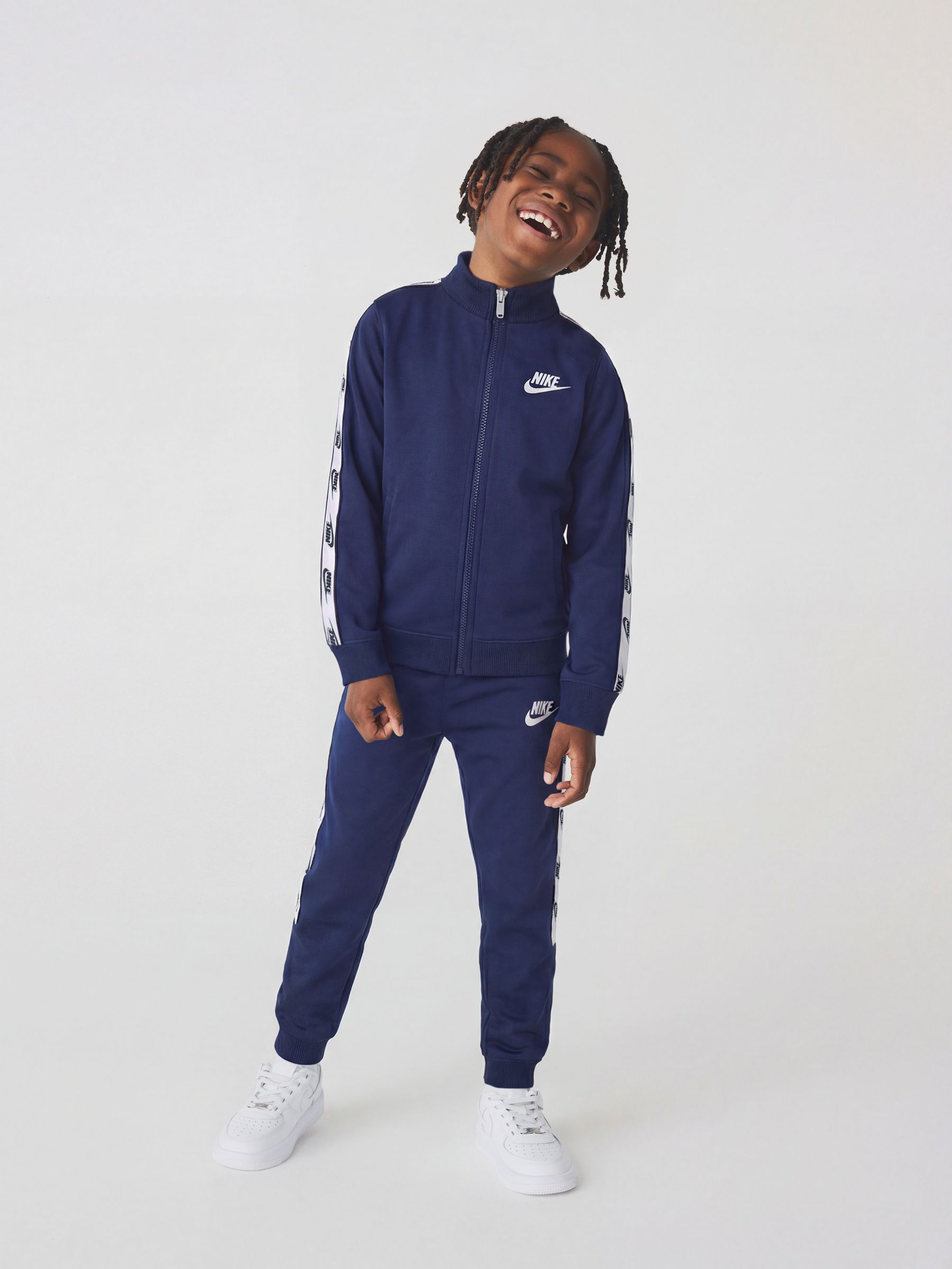 nike swoosh tape full zip