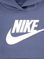 Jekleno modra - Trenirka iz flisa Nike Little Kids Club - Slika 4 iz 4