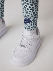 Nike Blue Little Kids Wild Warmth Crew and Leggings Set - Image 4 of 6