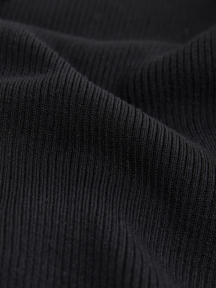 Black Maternity Knitted Keyhole Dress - Image 9 of 9