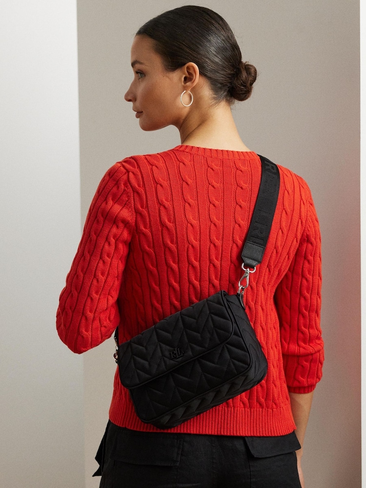 Lauren Ralph Lauren Stevie Textured Nylon Cross-Body Bag - Image 1 of 7