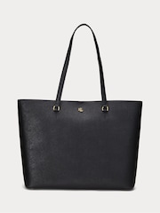 Lauren Ralph Lauren Karly Leather Tote Black Bag - Image 2 of 7