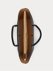 Lauren Ralph Lauren Karly Leather Tote Black Bag - Image 4 of 7