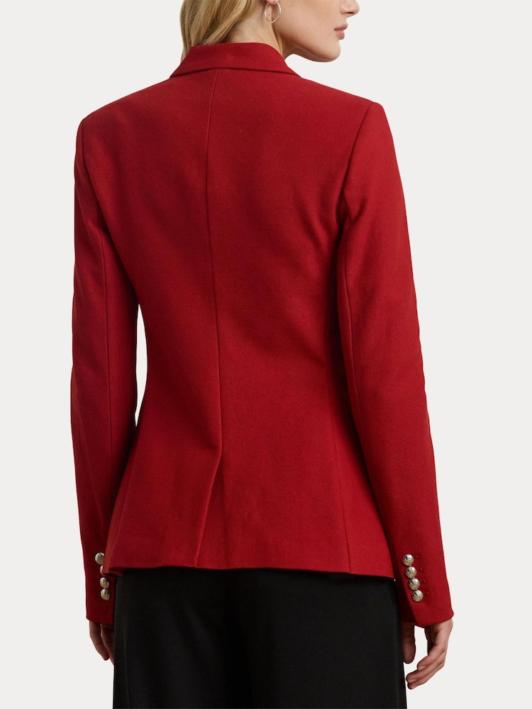 Lauren Ralph Lauren Anfisa Crest Logo Blazer Jacket - Image 2 of 8 Lauren Ralph Lauren Anfisa Crest Logo Blazer Jacket - Image 2 of 8