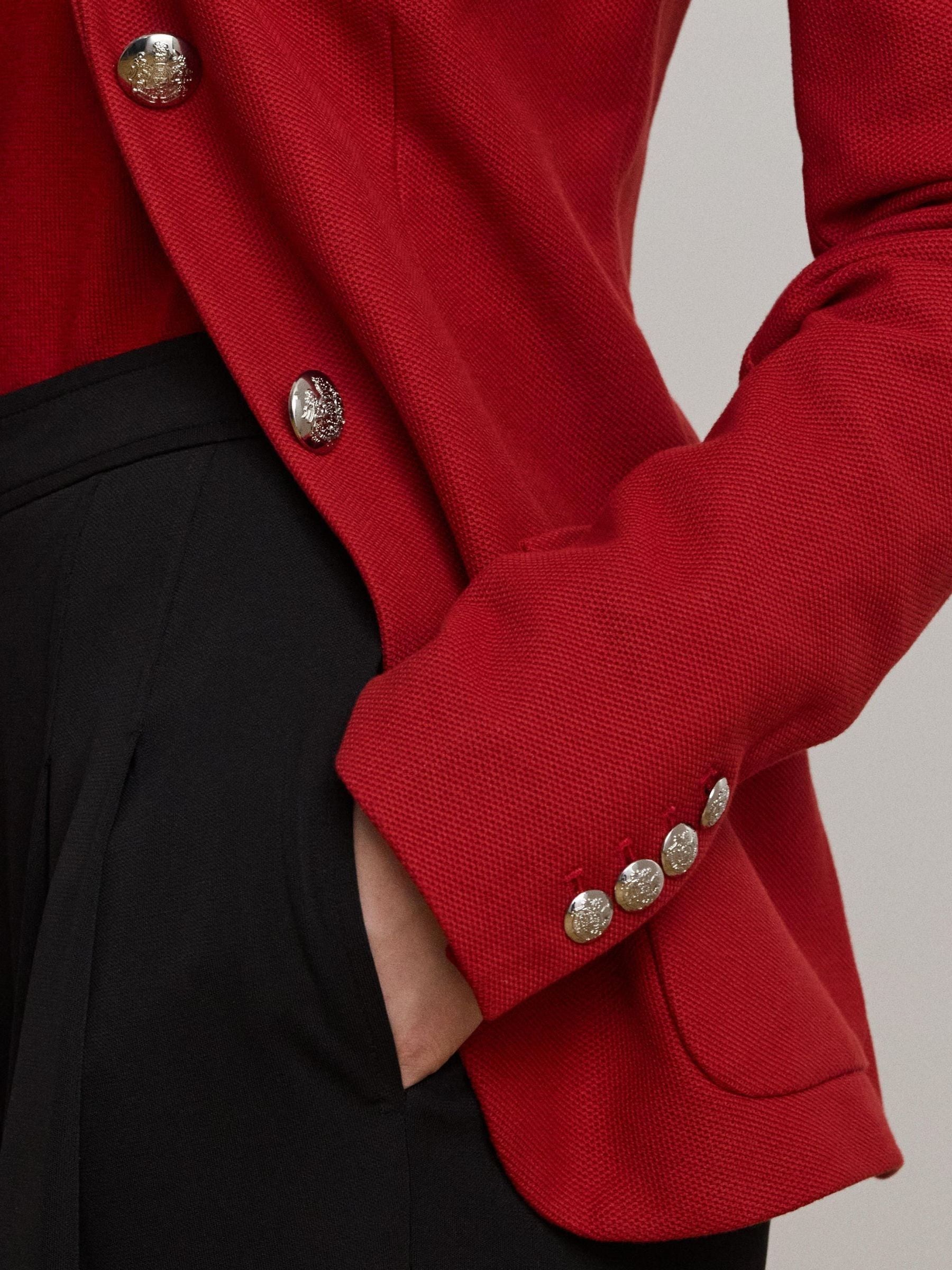 Buy Lauren Ralph Lauren Madison Red Anfisa Bullion Jacquard Blazer