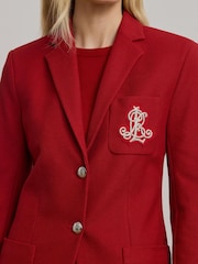 Lauren Ralph Lauren  Anfisa Crest Logo Blazer Jacket - Image 6 of 8