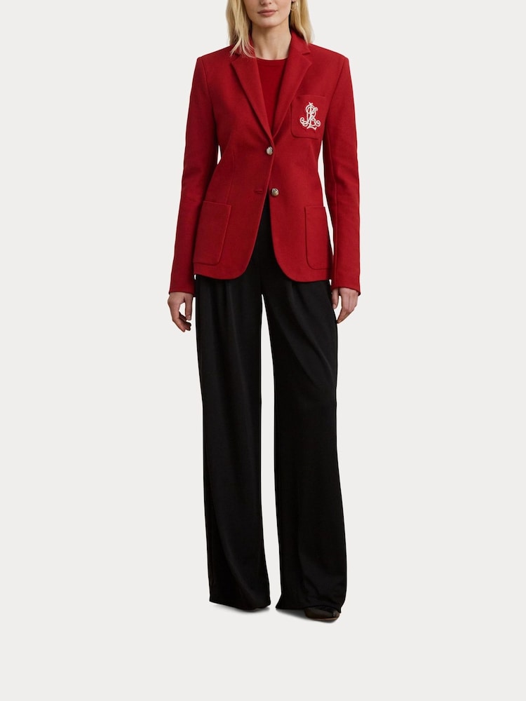 Lauren Ralph Lauren  Anfisa Crest Logo Blazer Jacket - Image 8 of 8