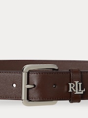 Svetlo rjava - Lauren Ralph Lauren Medium Keeper Logo Belt - Slika 2 iz 2