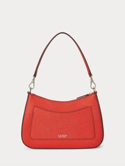 Lauren Ralph Lauren Danni Pebbled Leather Shoulder Bag - Image 1 of 5