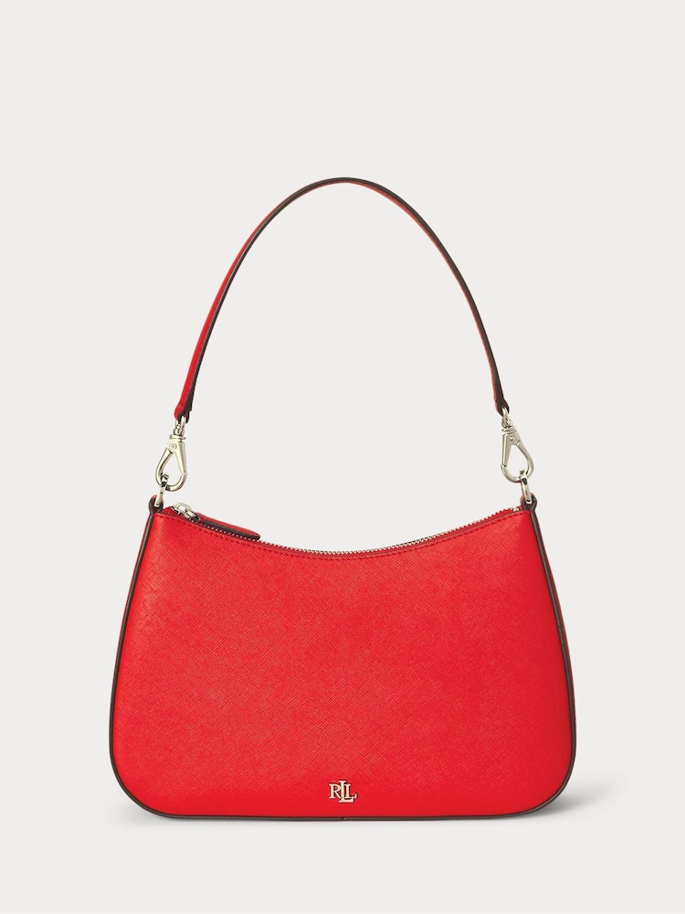 Lauren Ralph Lauren Danni Pebbled Leather Shoulder Bag - Image 2 of 5