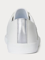 Lauren Ralph Lauren Janson II Logo Leather White Trainers - Image 4 of 4