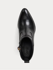 Lauren Ralph Lauren Marli Leather Chunky Black Loafers - Image 4 of 6