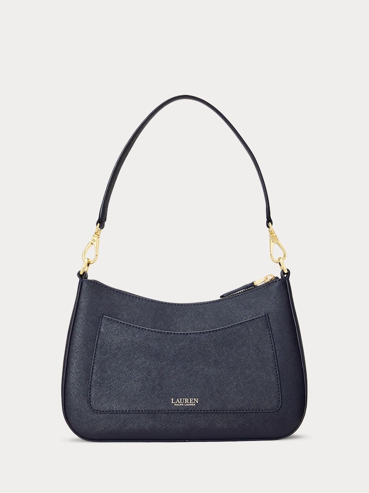 Lauren Ralph Lauren Danni Pebbled Leather Shoulder Bag - Image 2 of 5