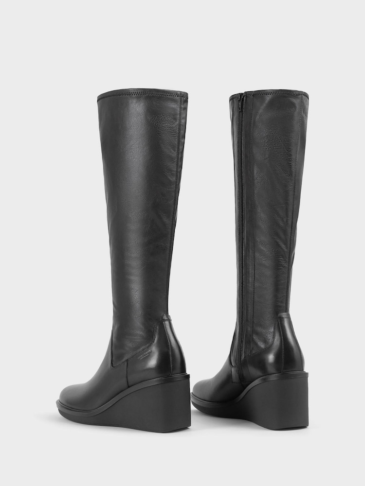 Vagabond Shoemakers Deena Tall Stretch Wedge Black Boots - Image 3 of 3