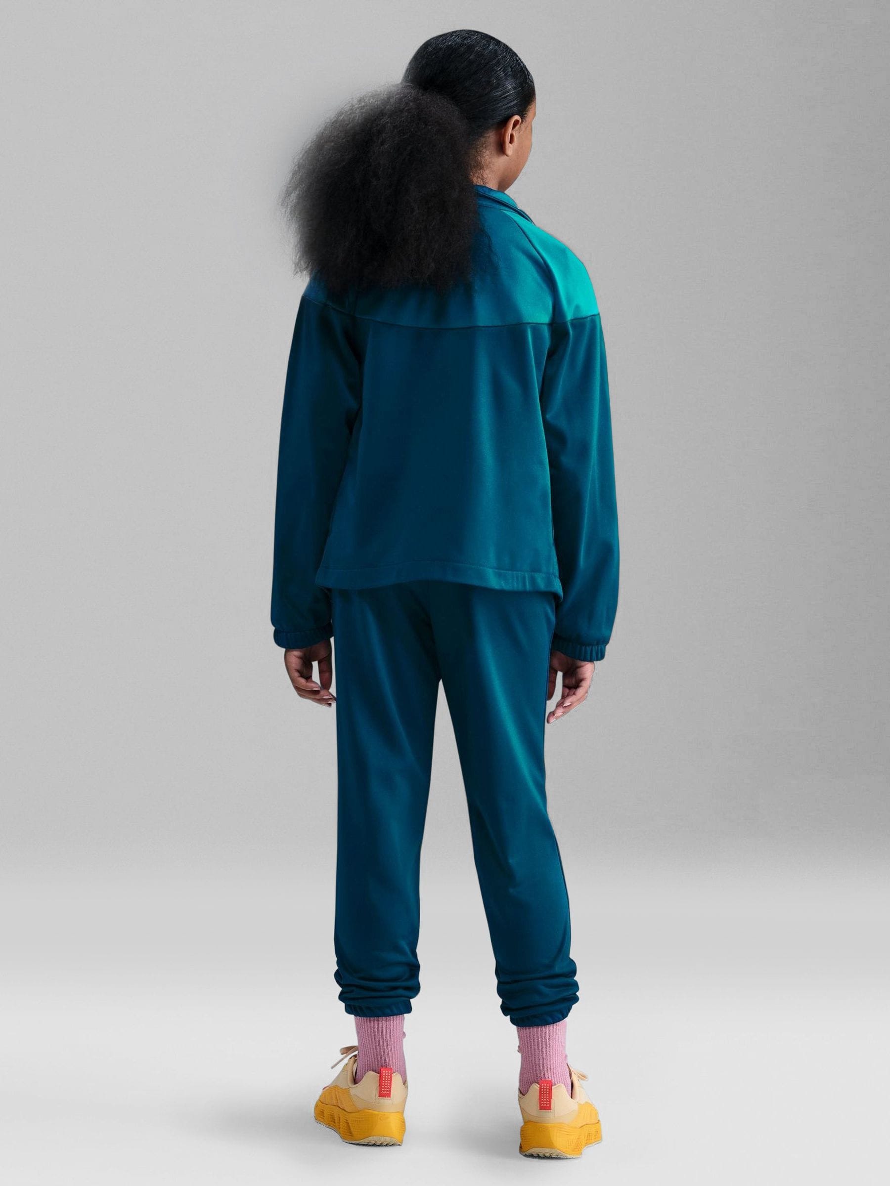 Buy Nike Blue Force Dri-Fit Poly Zip Through Tracksuit from the
