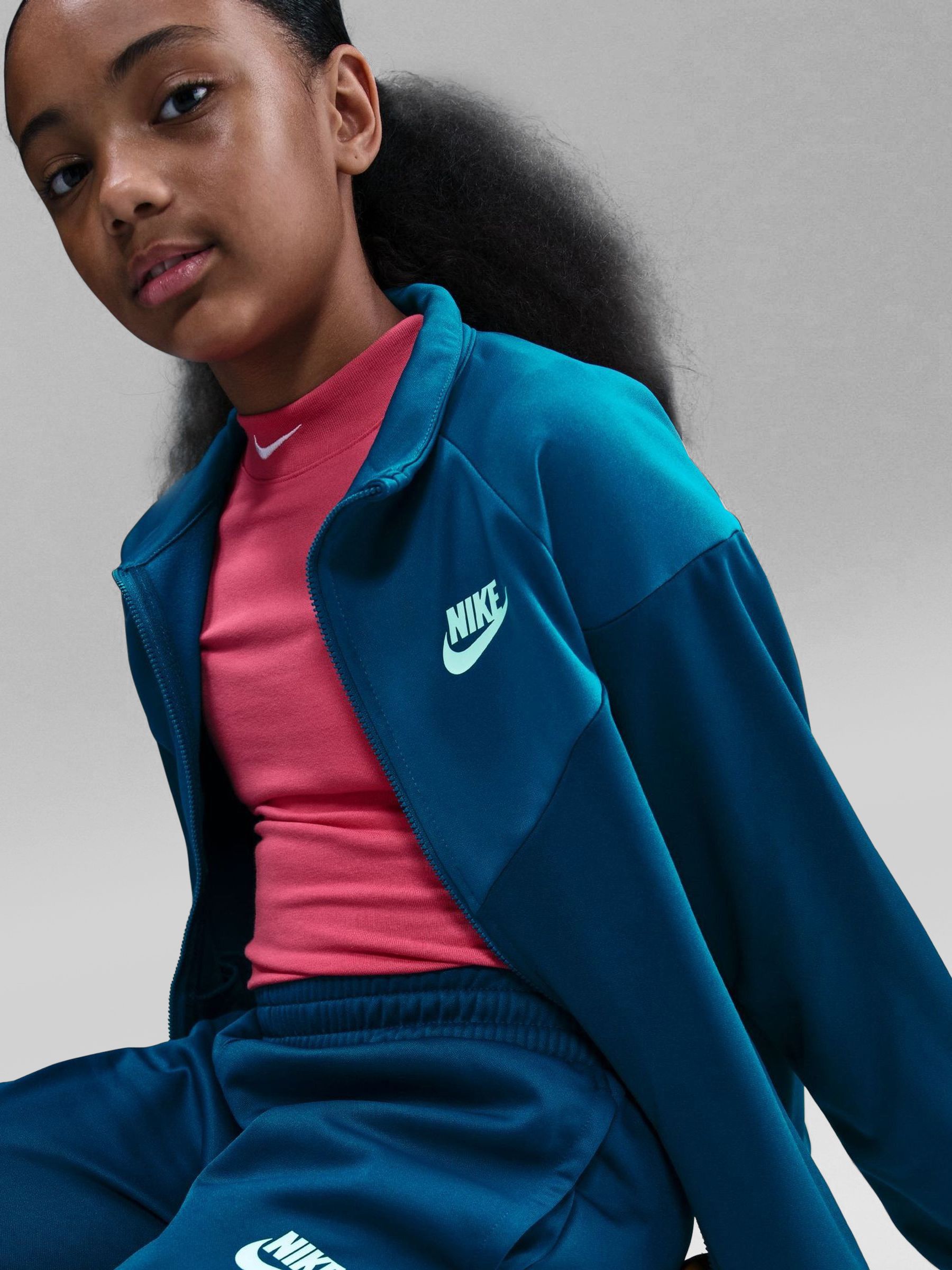blue womens nike tracksuit